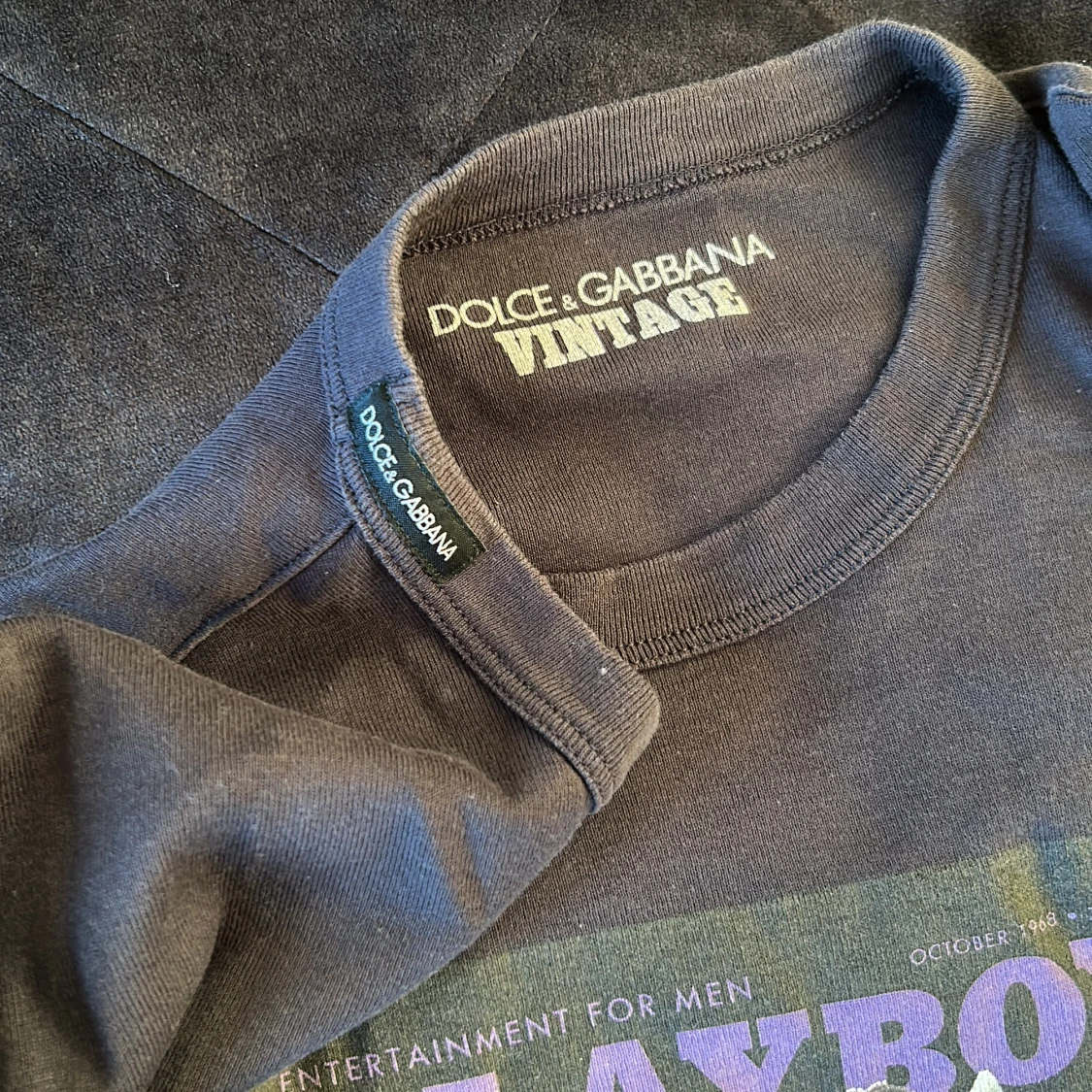 Svart t-shirt Dolce & Gabbana Playboy - 4