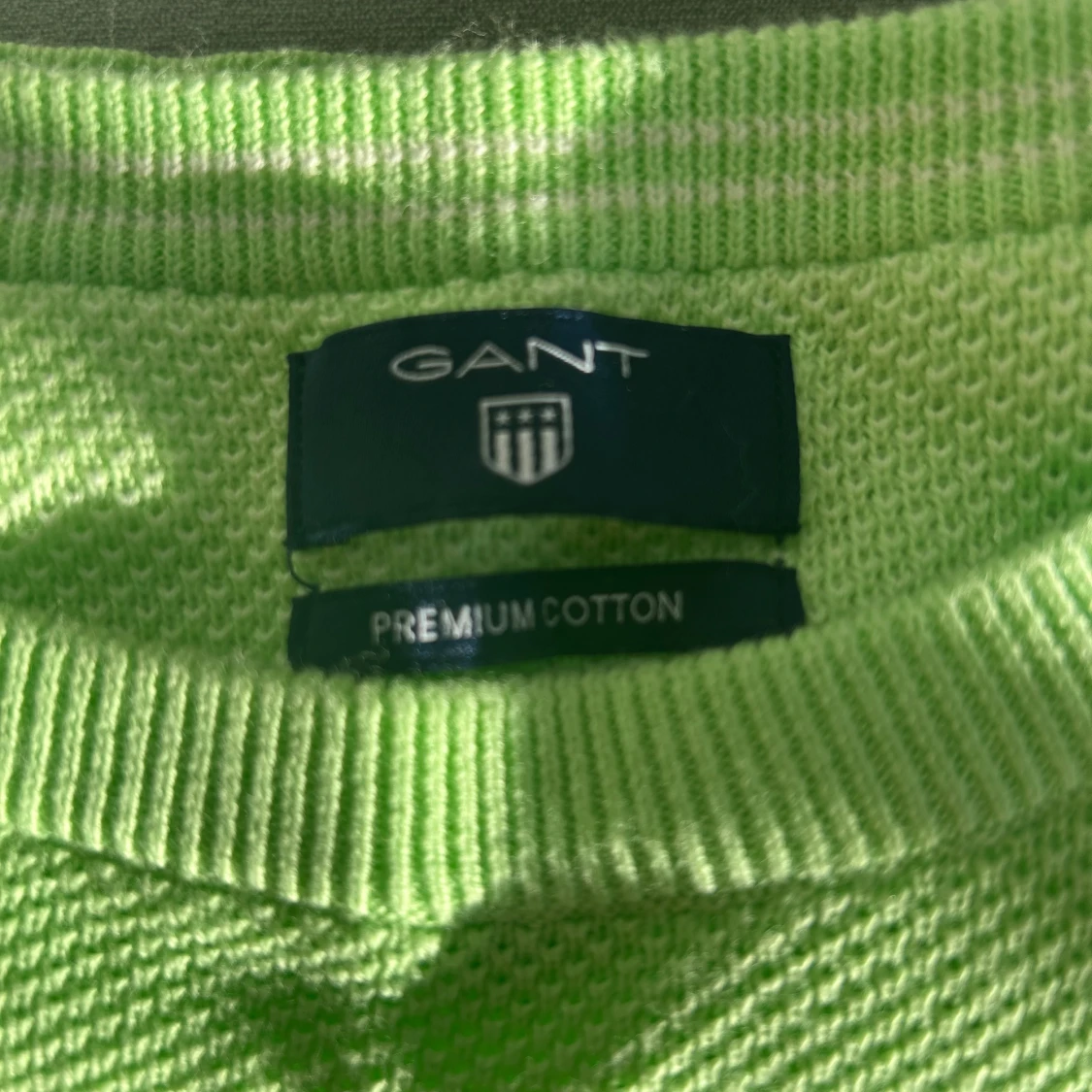 Ljusgrön bomullströja från GANT - 2