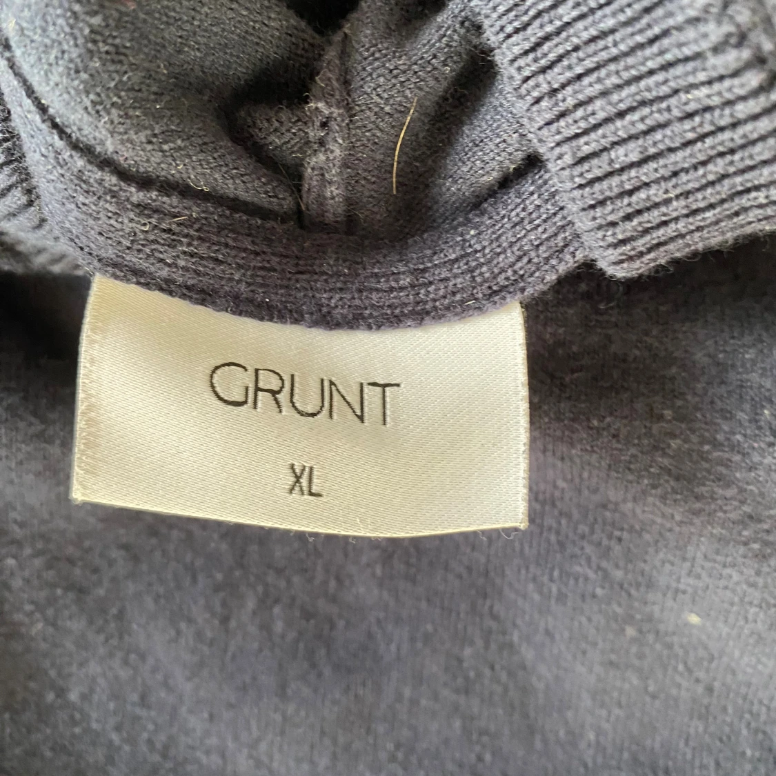 Mörkblå hoodie från Grunt XL - 2
