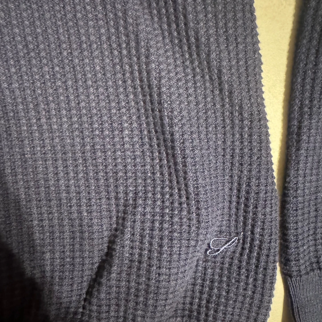 Mörkblå half zip från Stenströms - 1