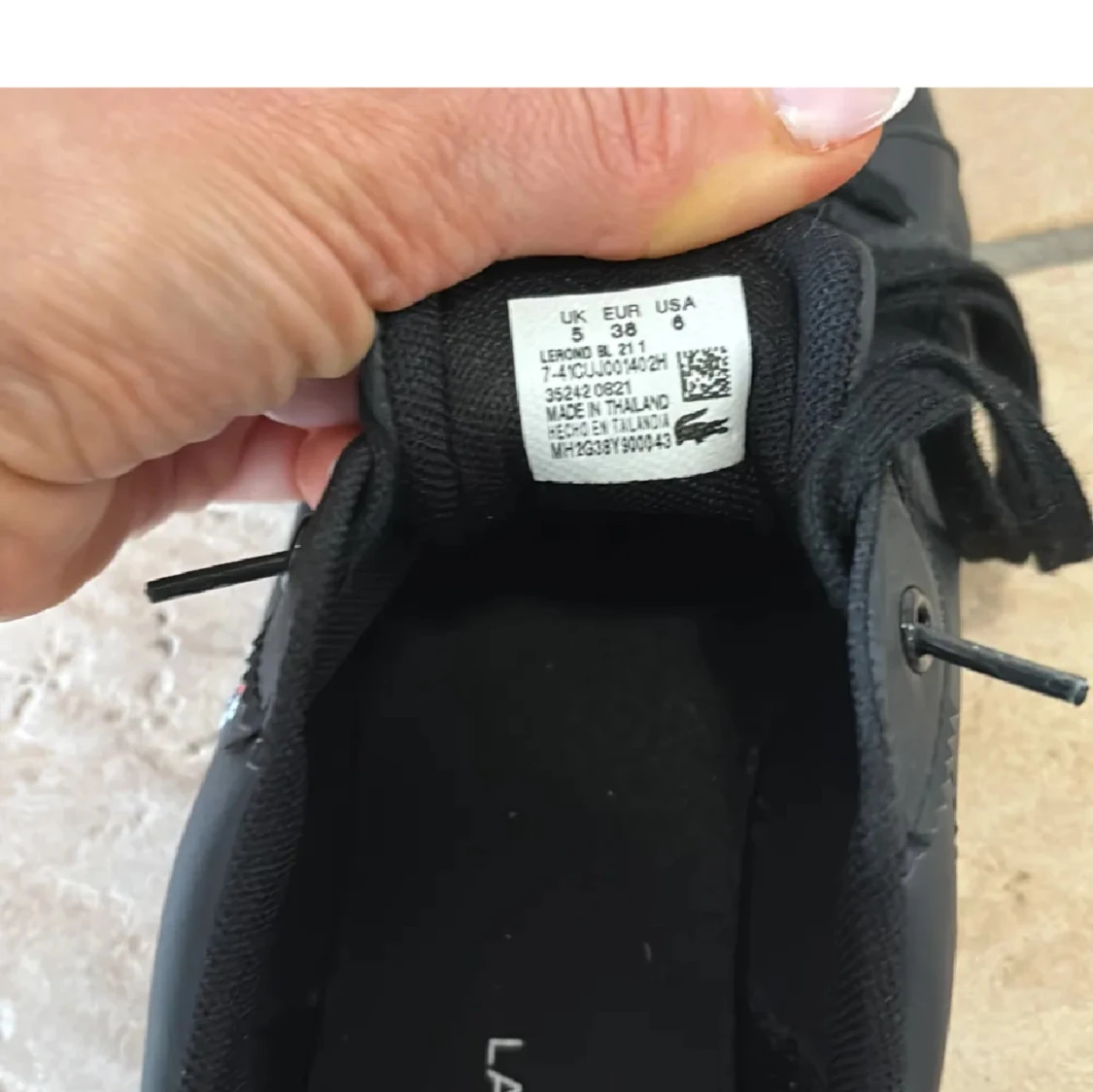 Lacoste skor, oanvända - 2