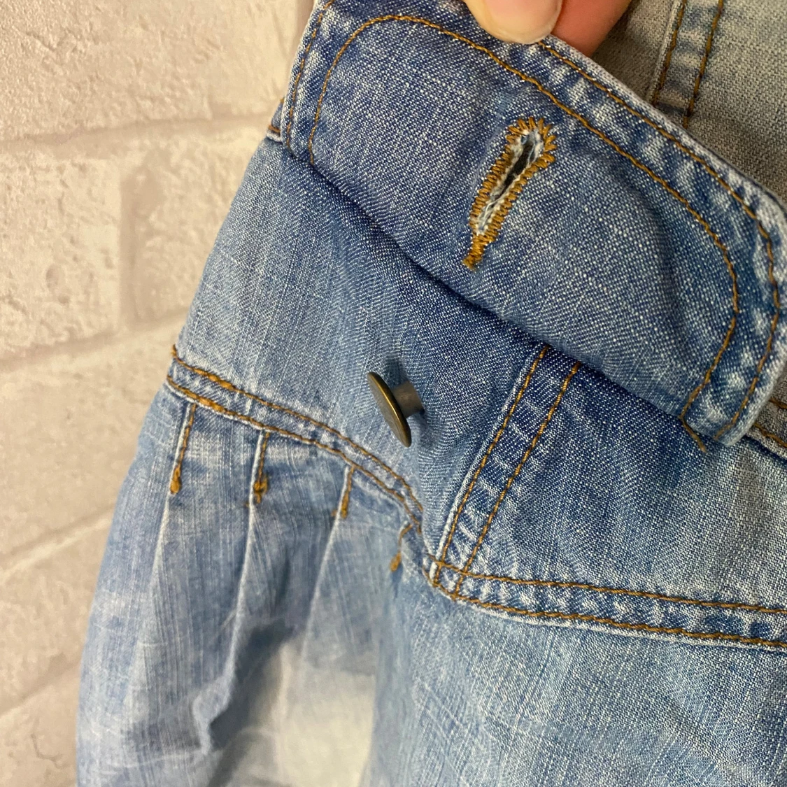 Jeansklänning med knappar från H&M - 1