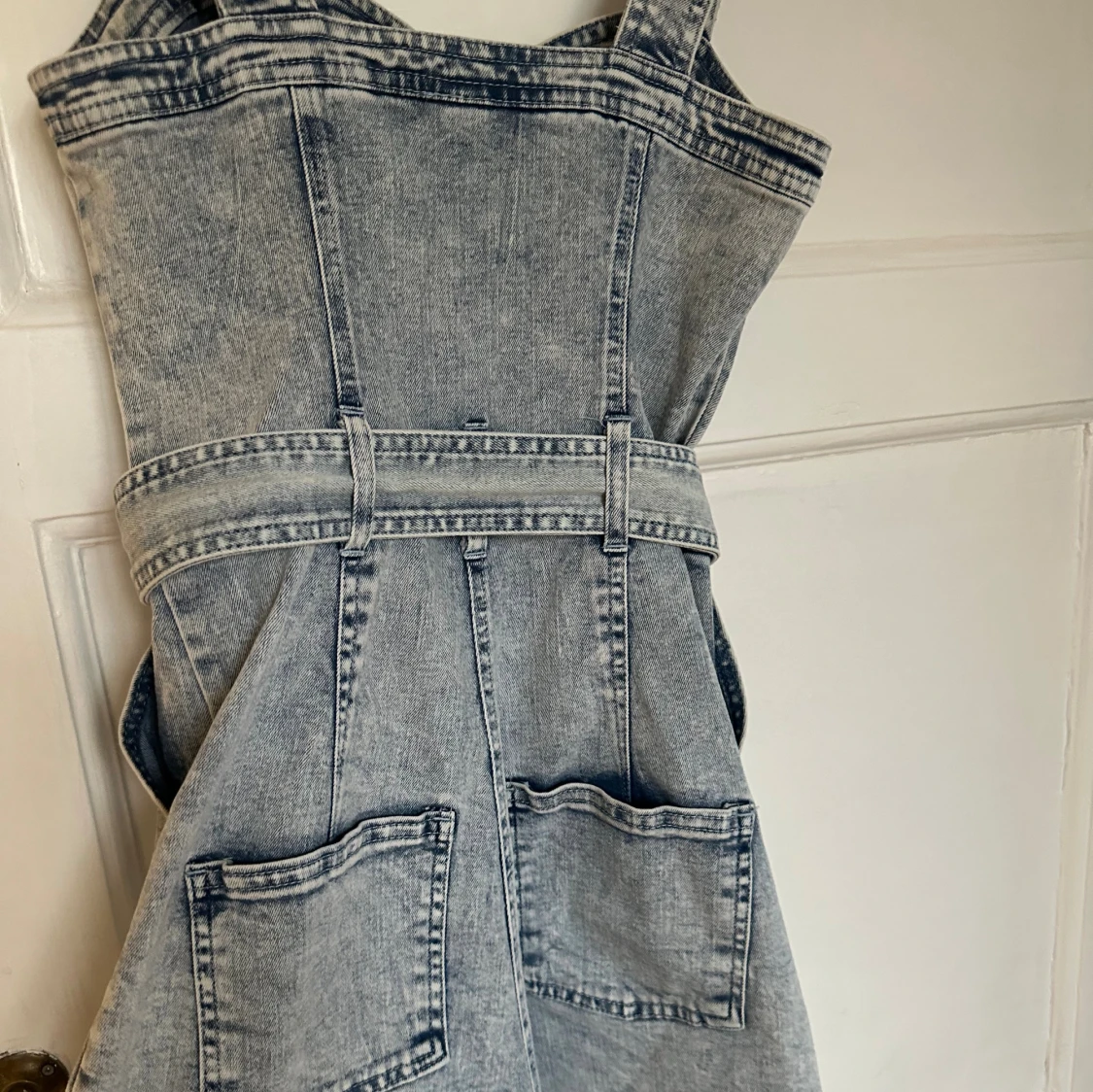 Jeansklänning med bälte från FB Sister - 1