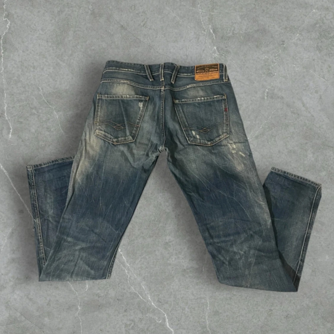 Replay anbass jeans med slitningar - 1