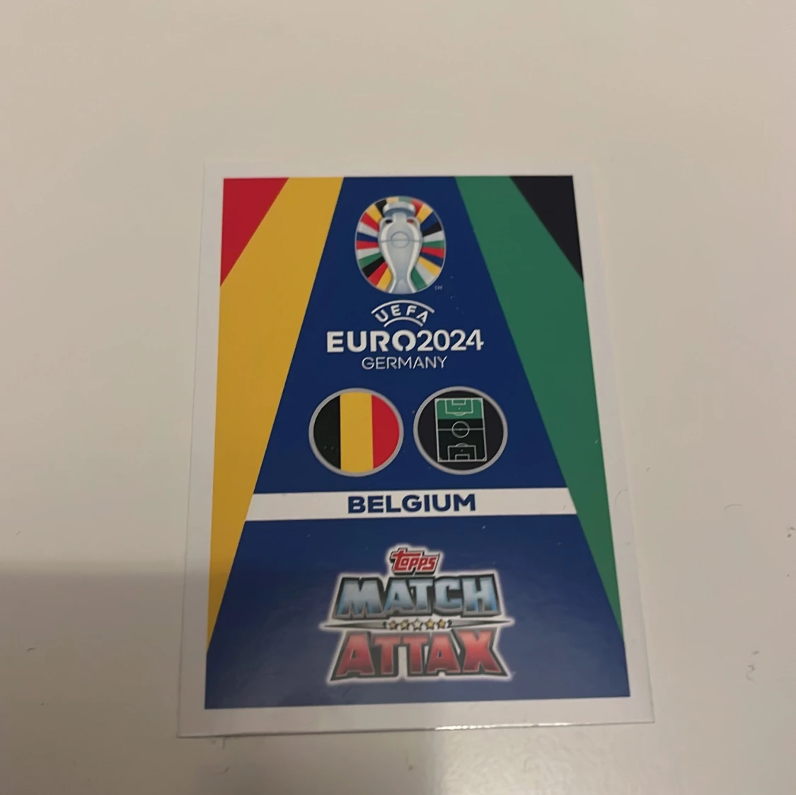 Belgien fotbollstkort EM 2024 - 1