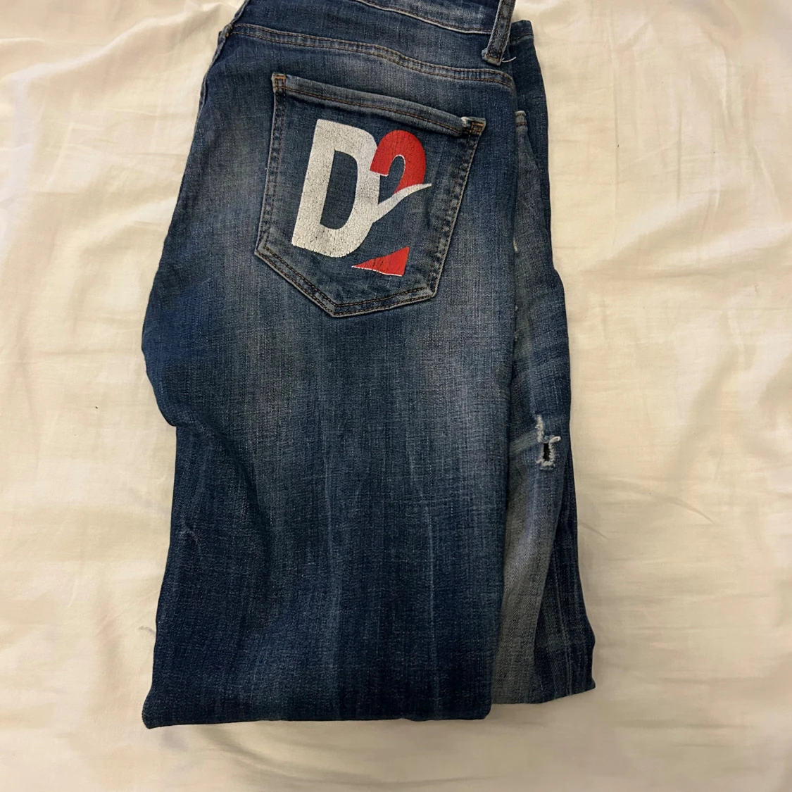 blåa dsquared jeans - 1