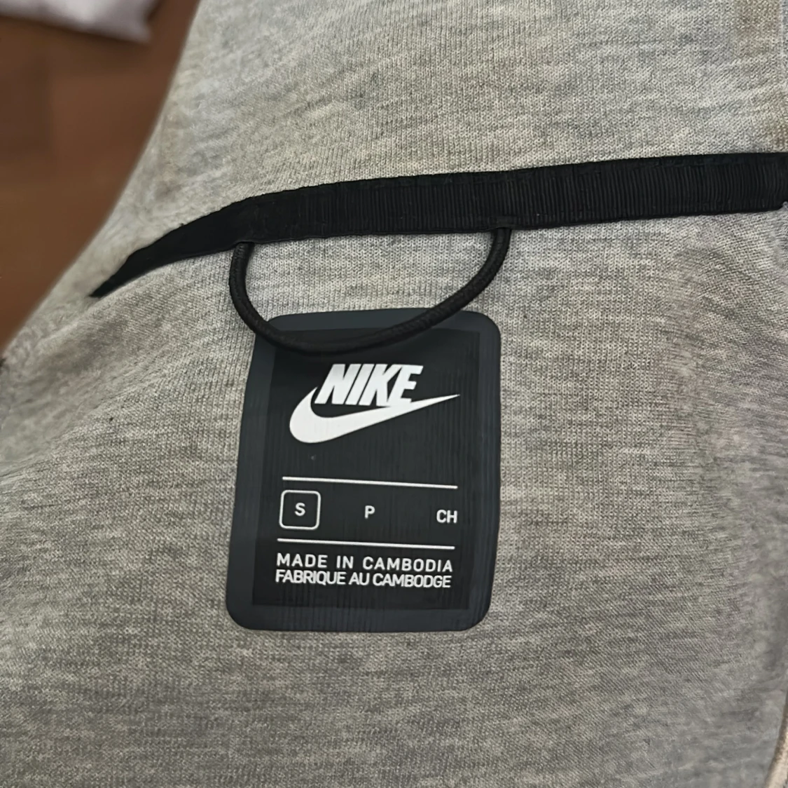 Grå Nike Tech hoodie med dragkedja - 4