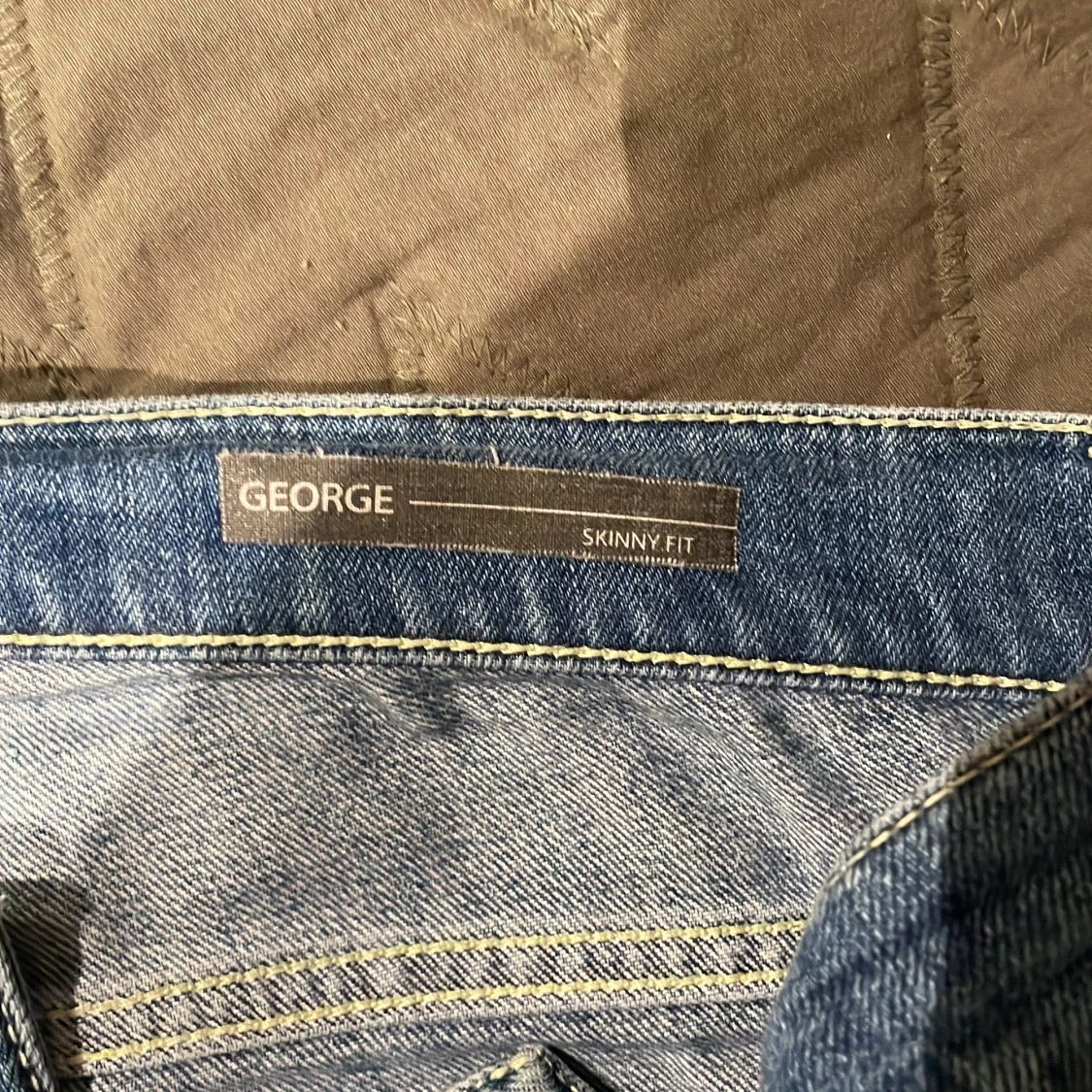 Blå skinny jeans från George, stl 30 - 2