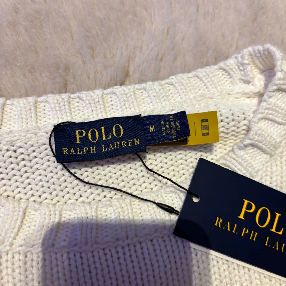 Vit stickad tröja Polo Ralph Lauren - 2