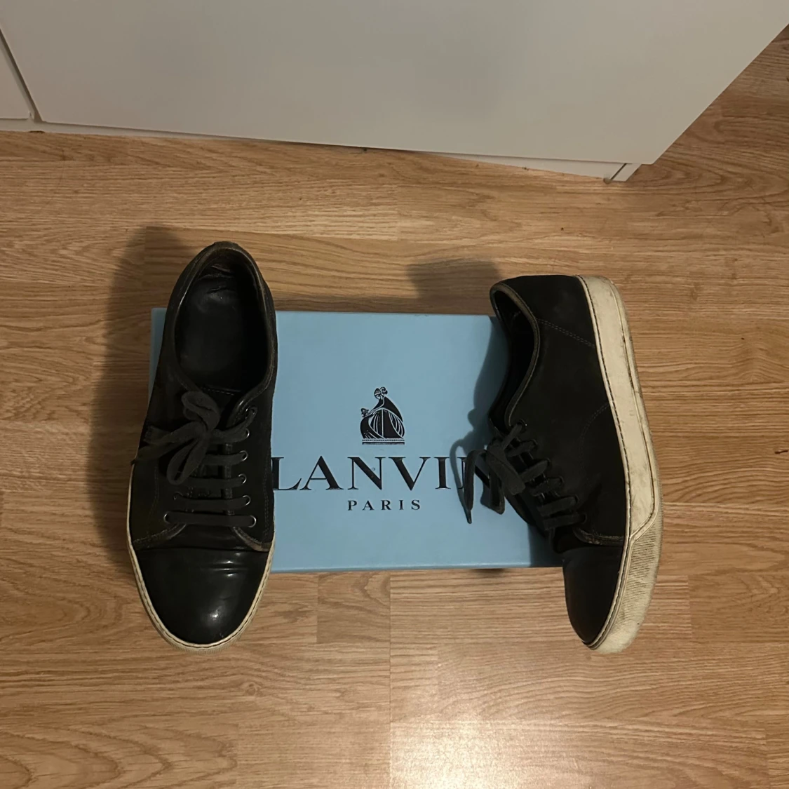 Svarta Lanvin Captoe sneakers - 1