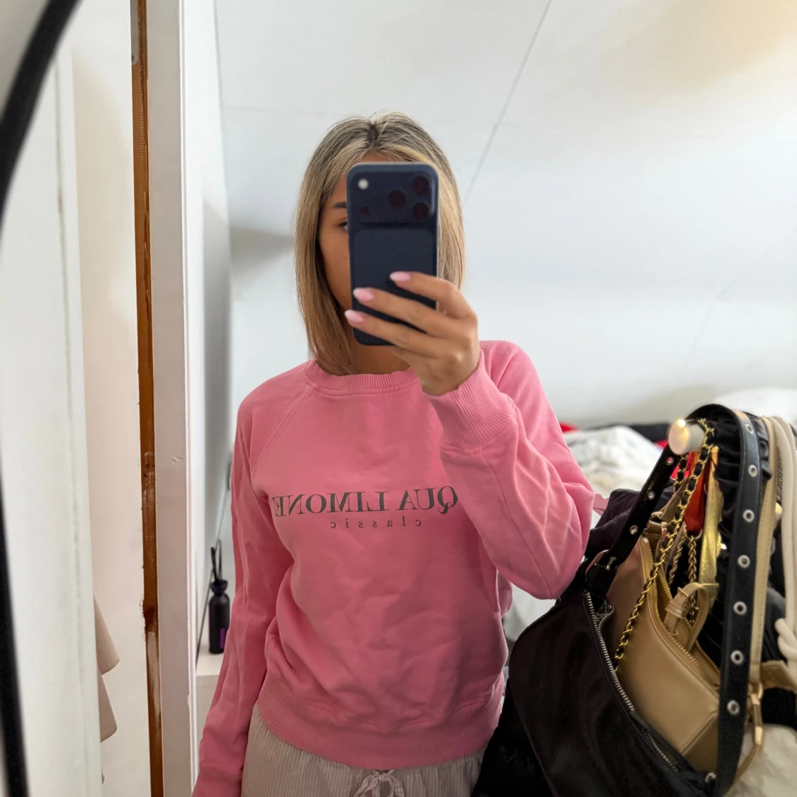 Rosa sweatshirt från Aqua Limone - 1