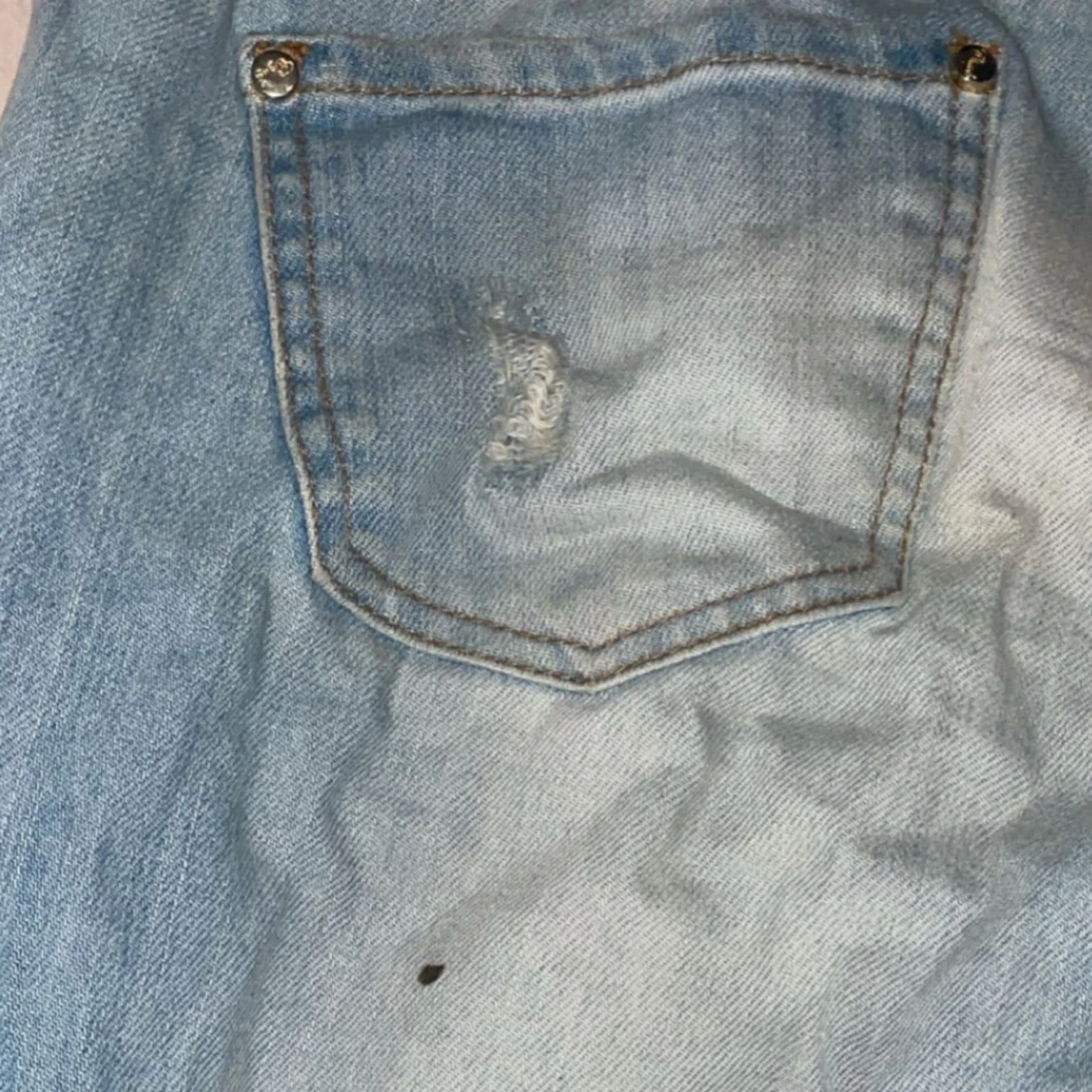 Low bootcut ljusblå jeans - 3