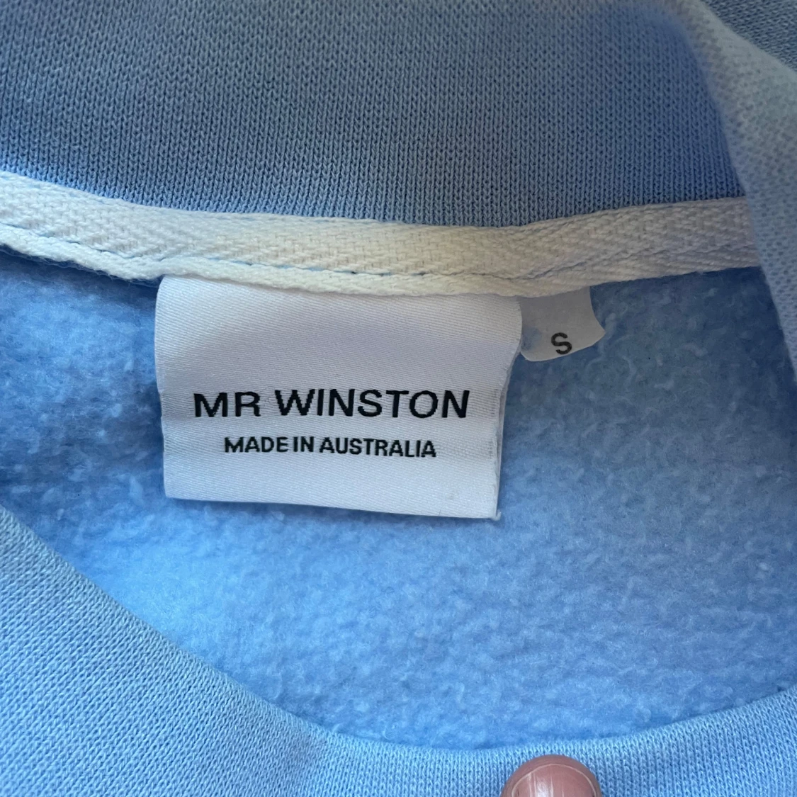 Ljusblå sweatshirt från Mr Winston - 2