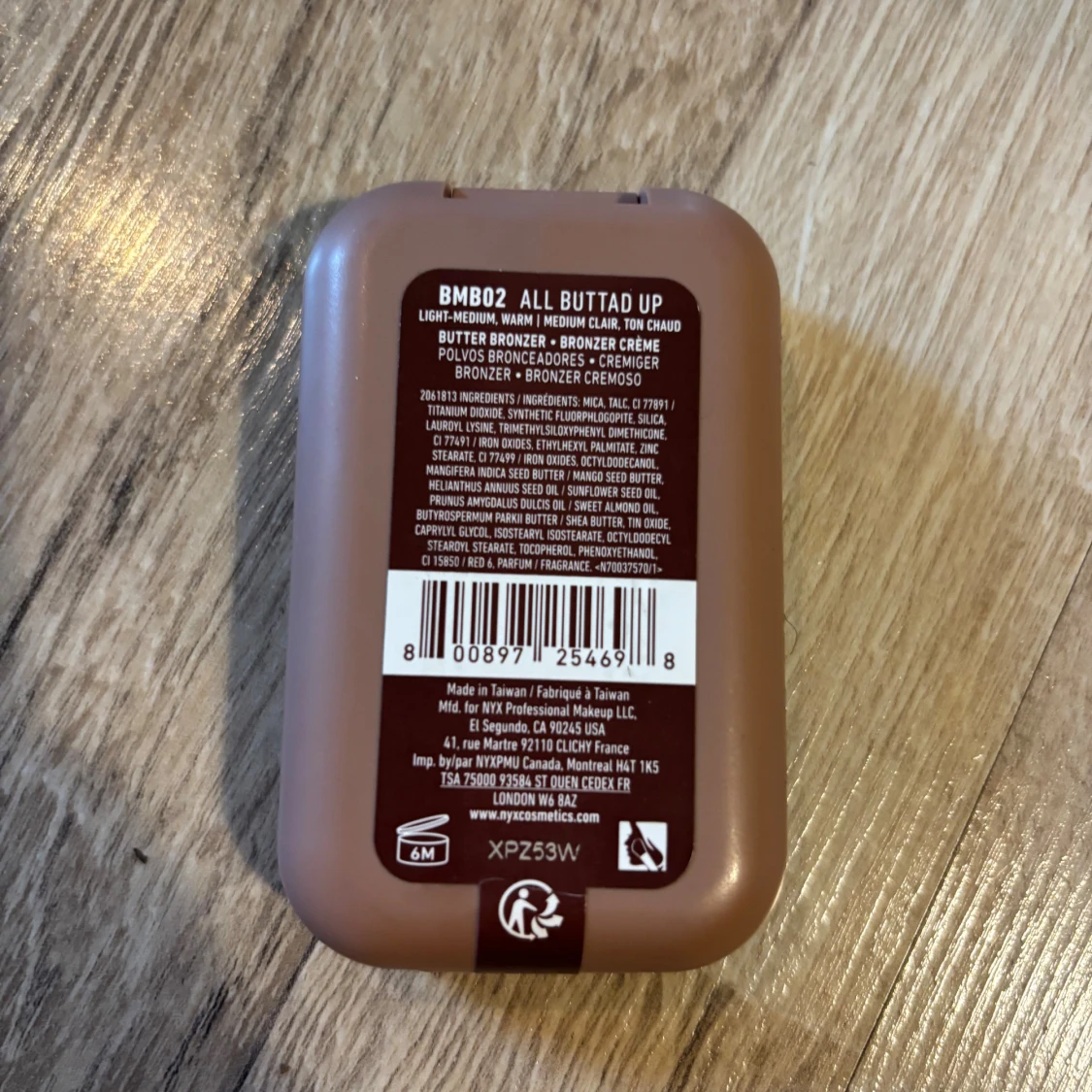 Nyx buttermelt bronzer - All buttad up - 1