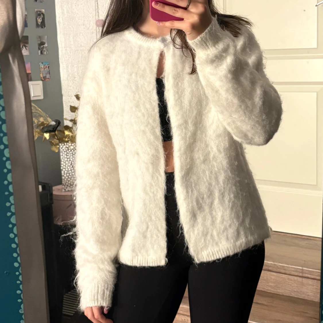 Fluffig cardigan  - 2