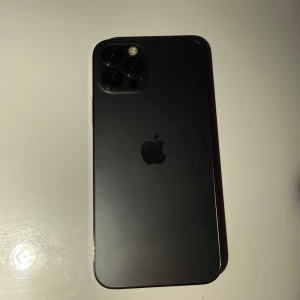 iPhone 13 Pro - Snygg iPhone 13 Pro i mörkgrå med trippelkamera och elegant design. Skärmen och baksidan är i mycket gott skick utan synliga repor. Batteriets kapacitet är 75%. Perfekt för dig som vill ha en kraftfull och stilren mobil. Priset är ej hugget i sten