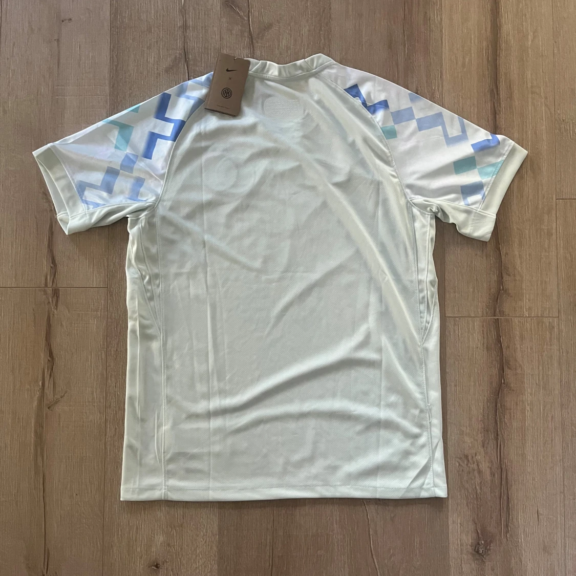 Inter Nike fotbollströja vit/blå - 1