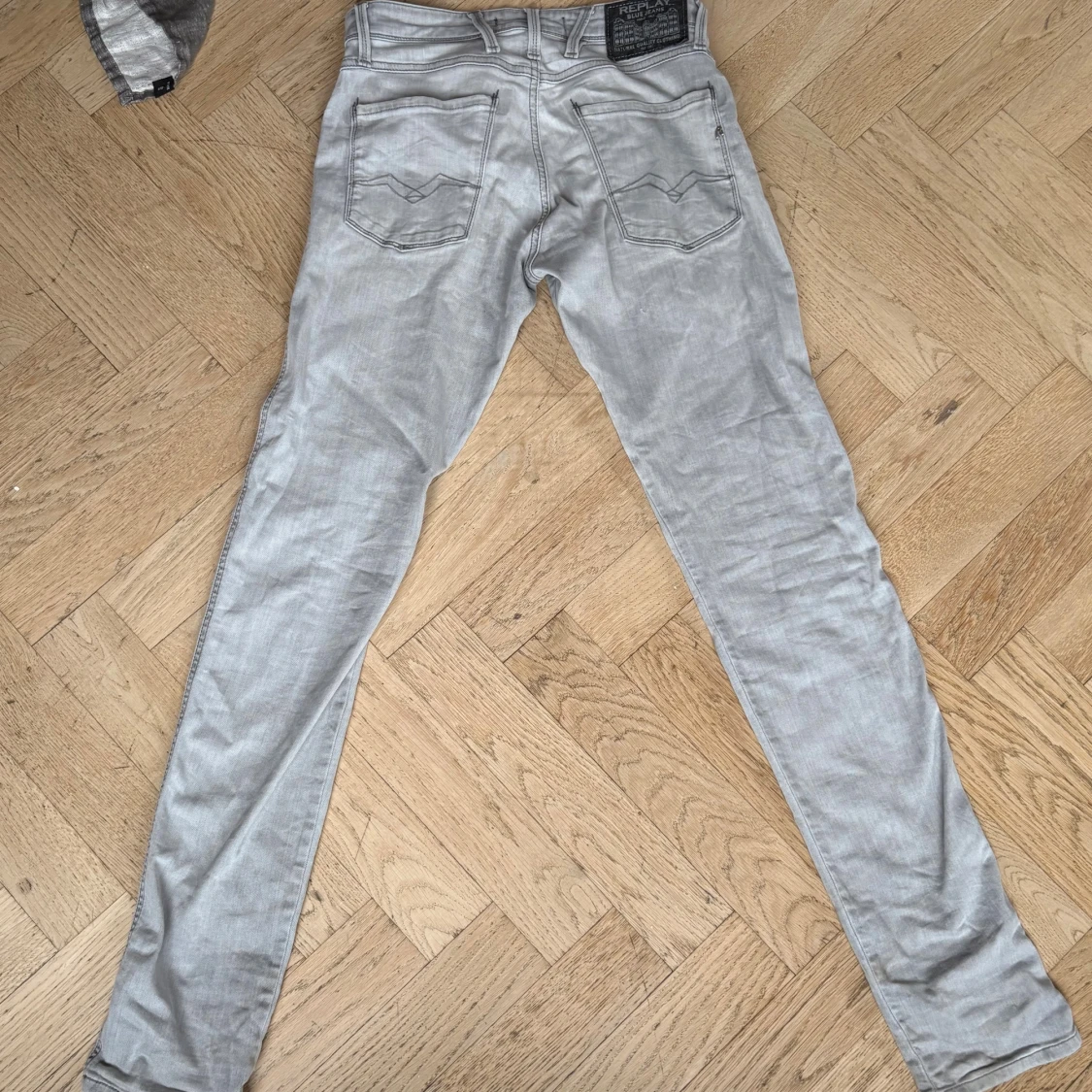 Replay ljusgrå slim jeans - 2