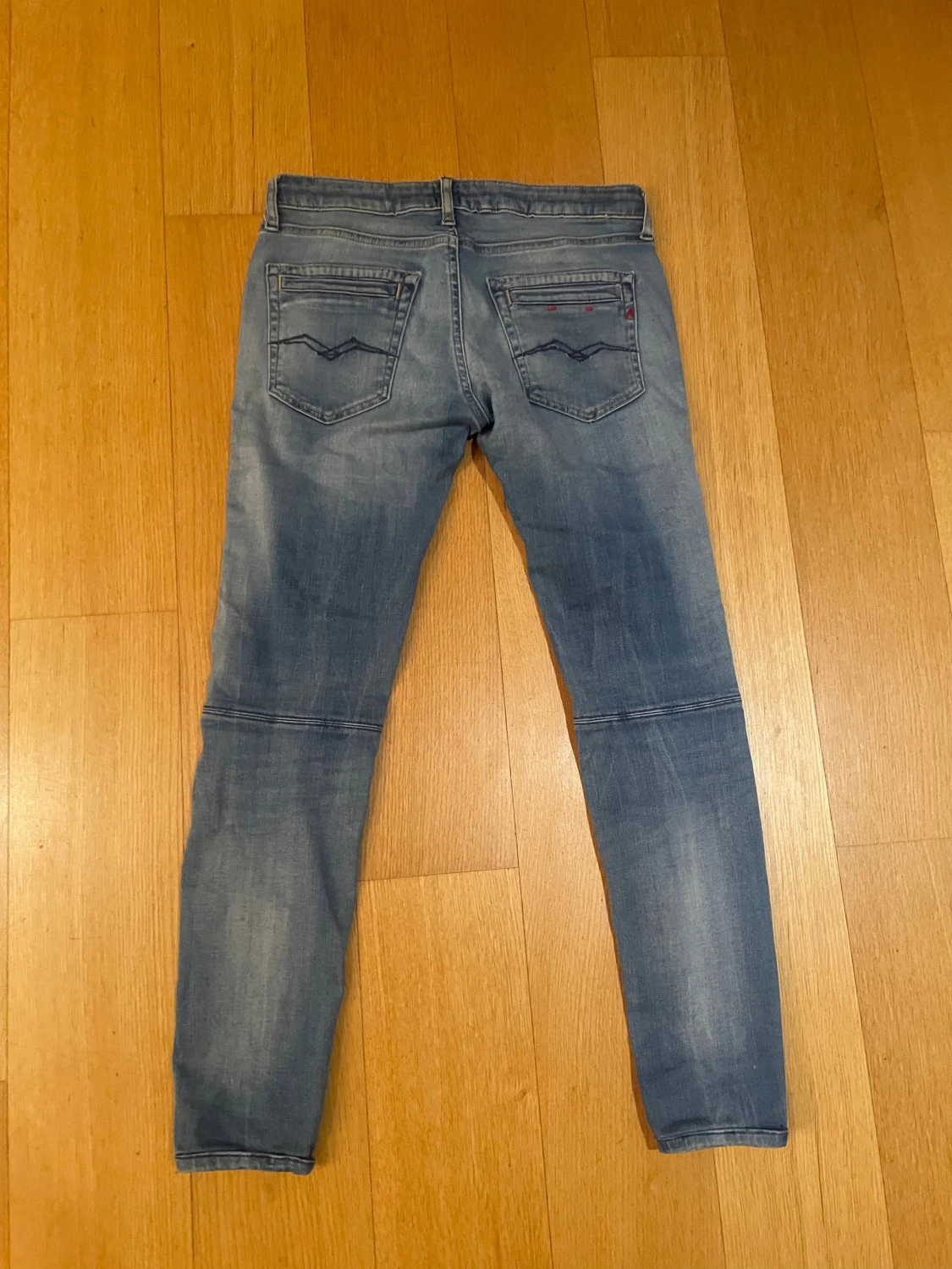 Replay Anbass skinny jeans ljusblå - 2