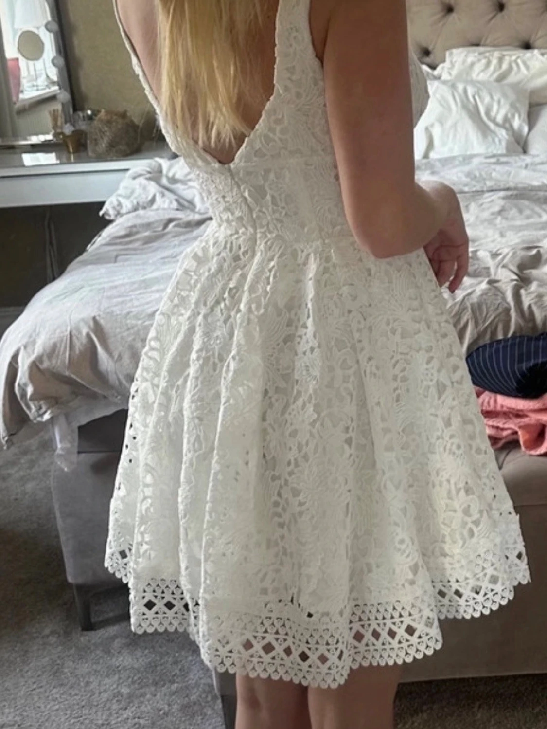Vit klänning (student) - 1