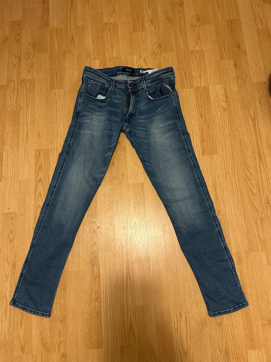 Blå Replay jeans slim fit