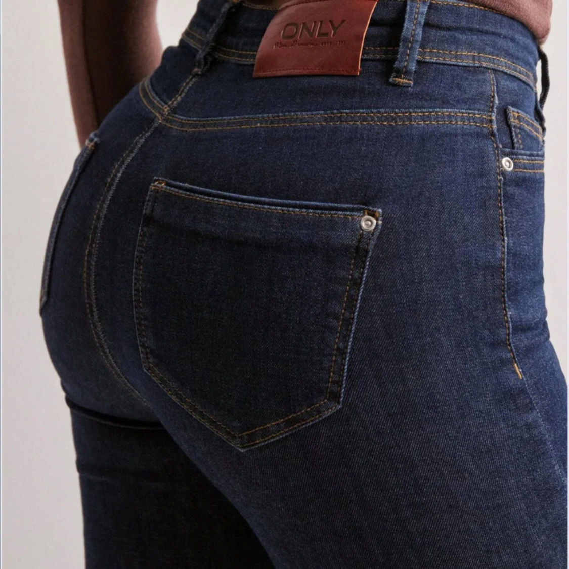 Mörkblå bootcut jeans från ONLY - 3