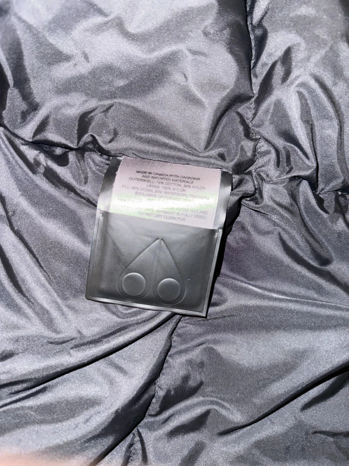 Svart dunjacka Moose Knuckles M - 4