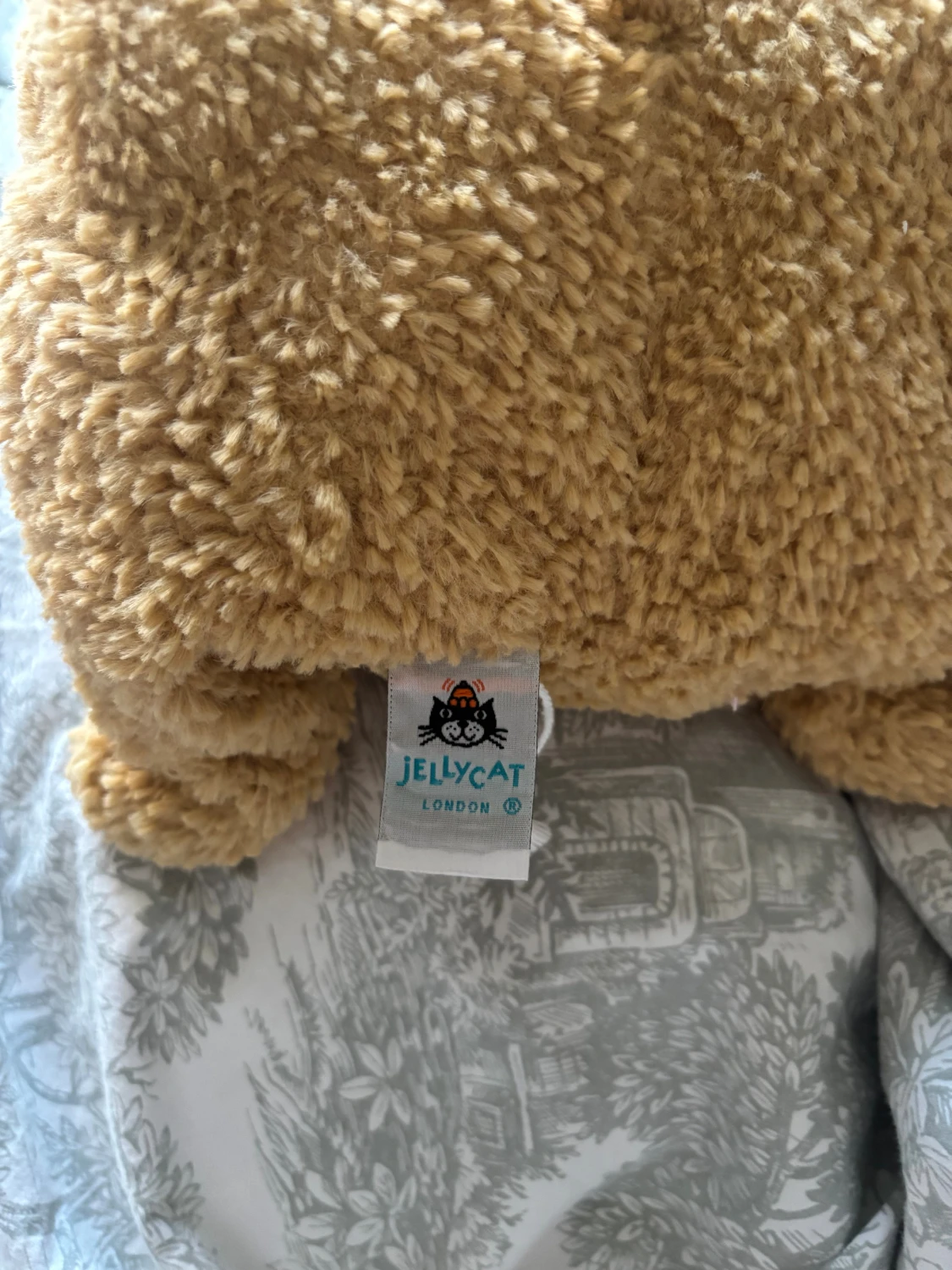 Jellycat beige pälsväst - 1