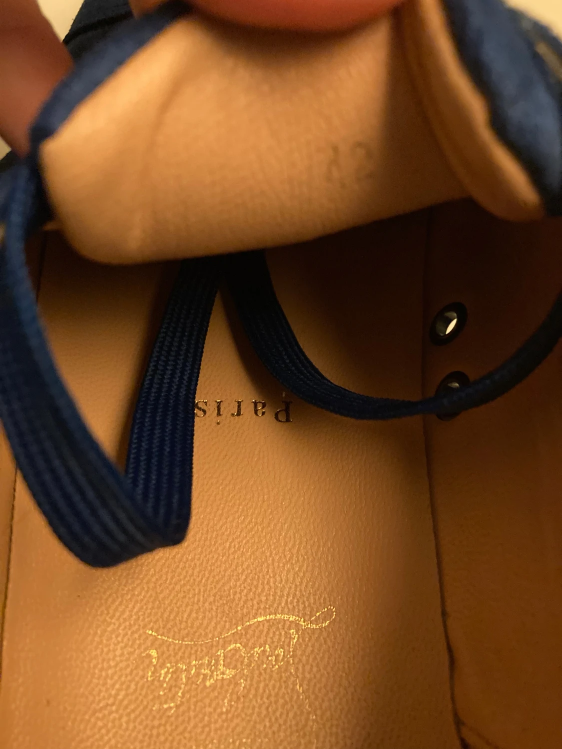 Blå Christian Louboutin sneakers - 2