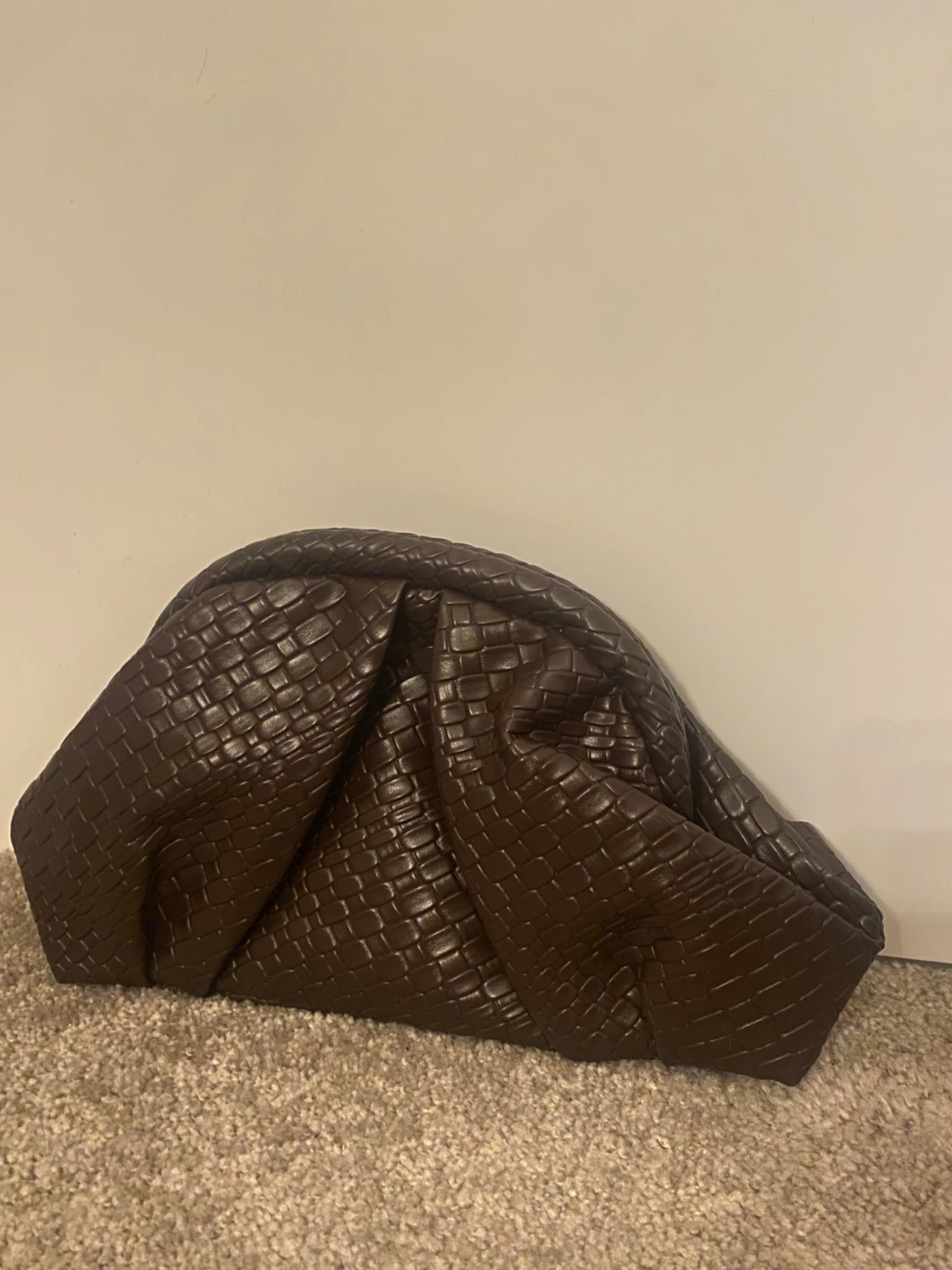 Brun kuvertväska med kedja - 3