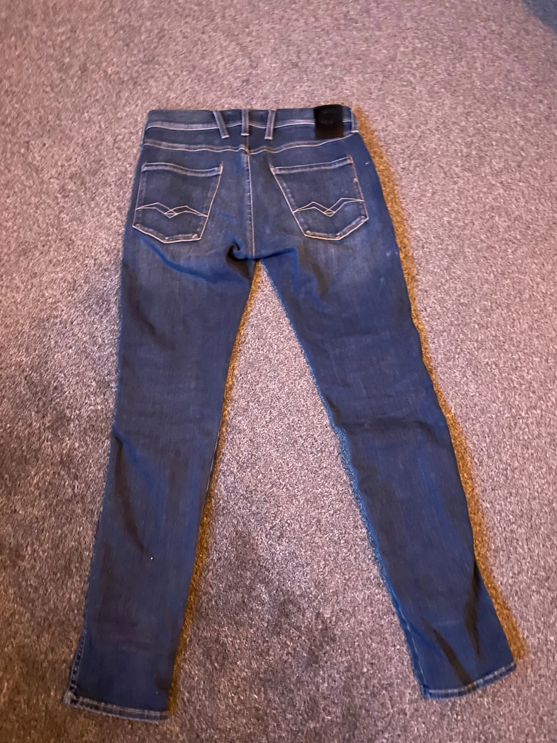 Replay Anbass blå slim jeans - 1