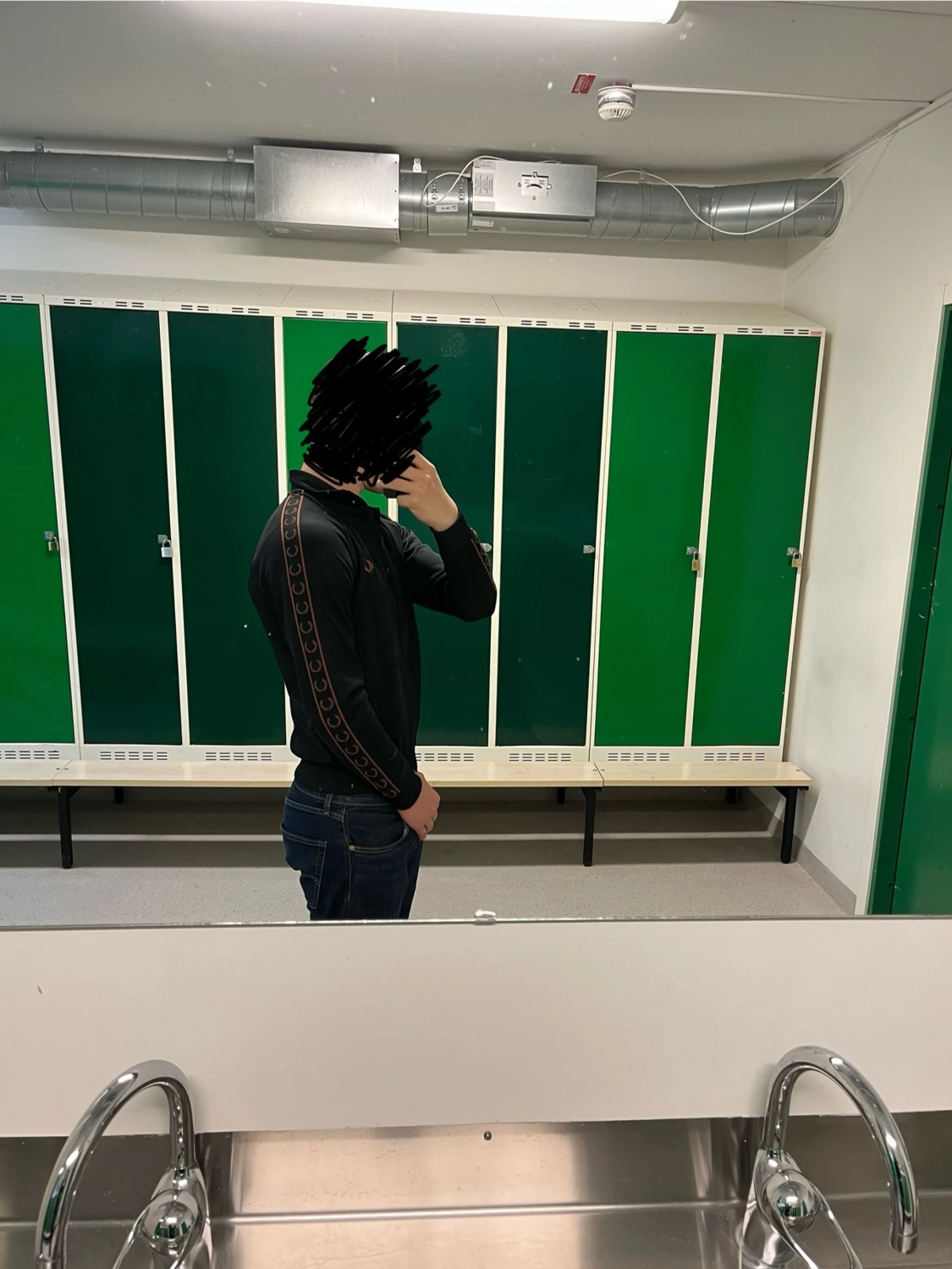 Svart Fred Perry bomberjacka S - 4