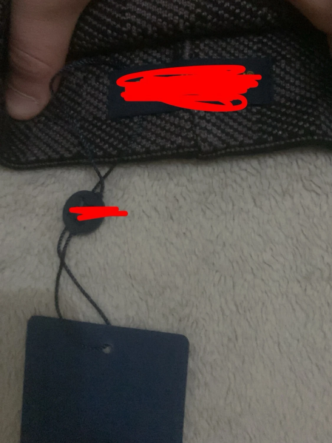 Svart och grå rutig mössa - 3