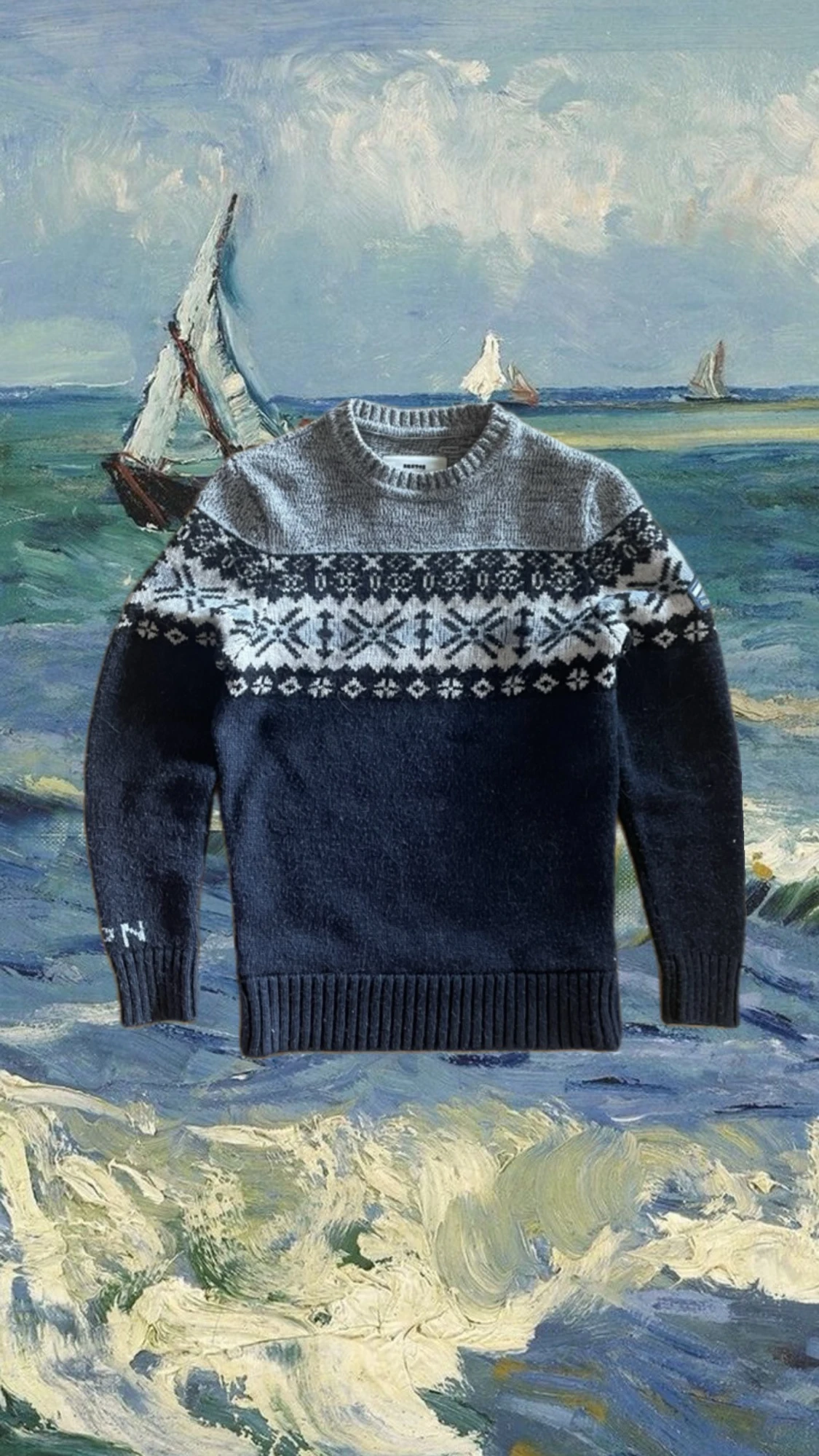 Superdry stickad tröja