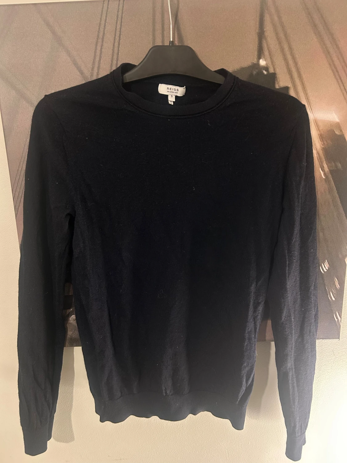 Svart merinoulltröja från Reiss