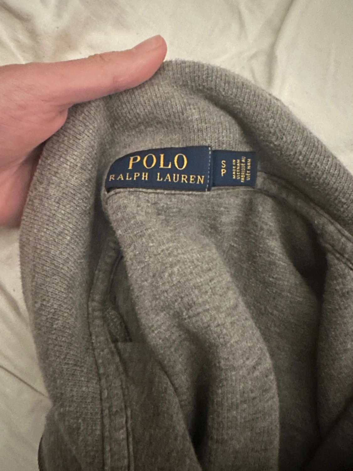 Grå half zip tröja från Polo Ralph Lauren - 2