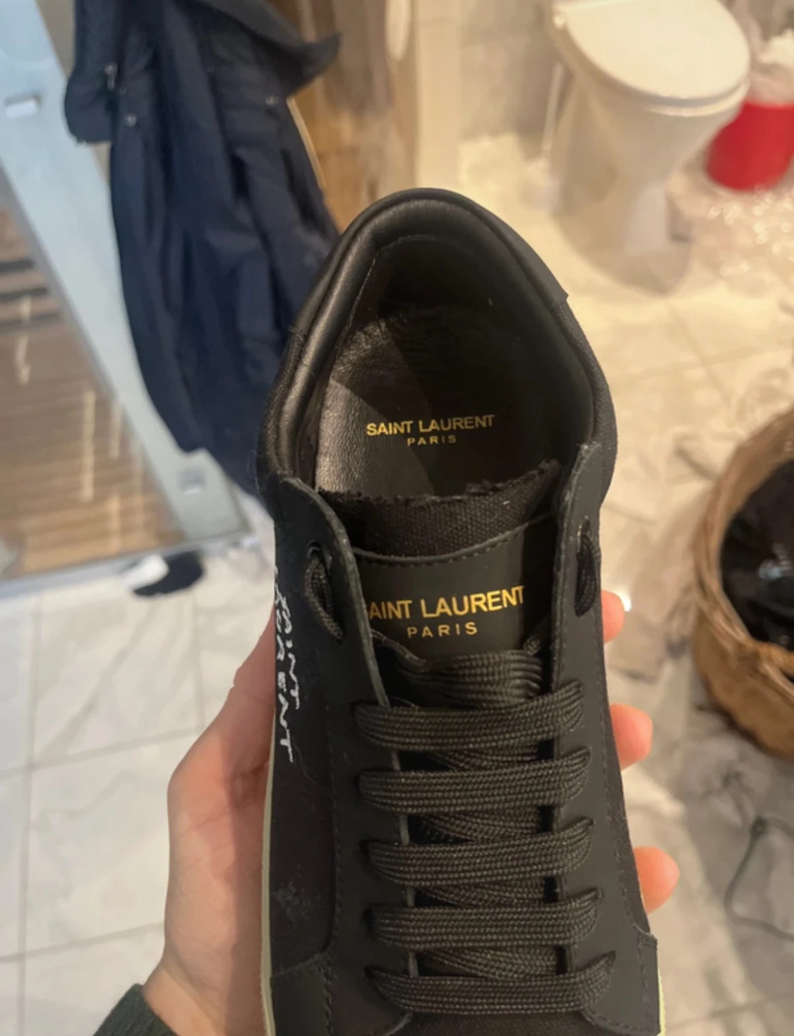 Svarta Saint Laurent sneakers - 1