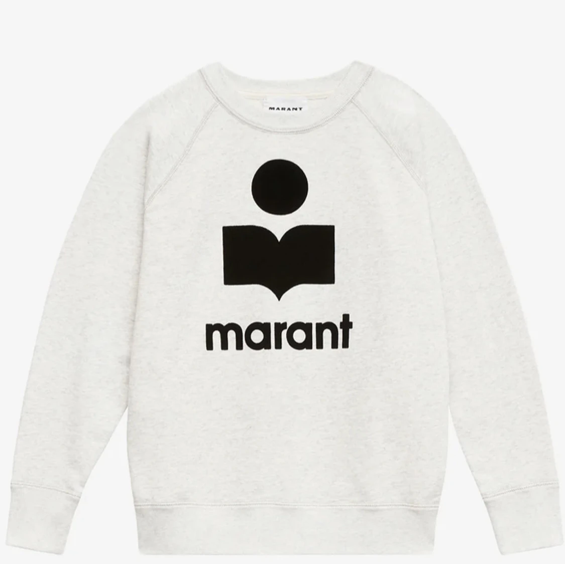 Vit/ljusgrå Isabel Marant sweatshirt
