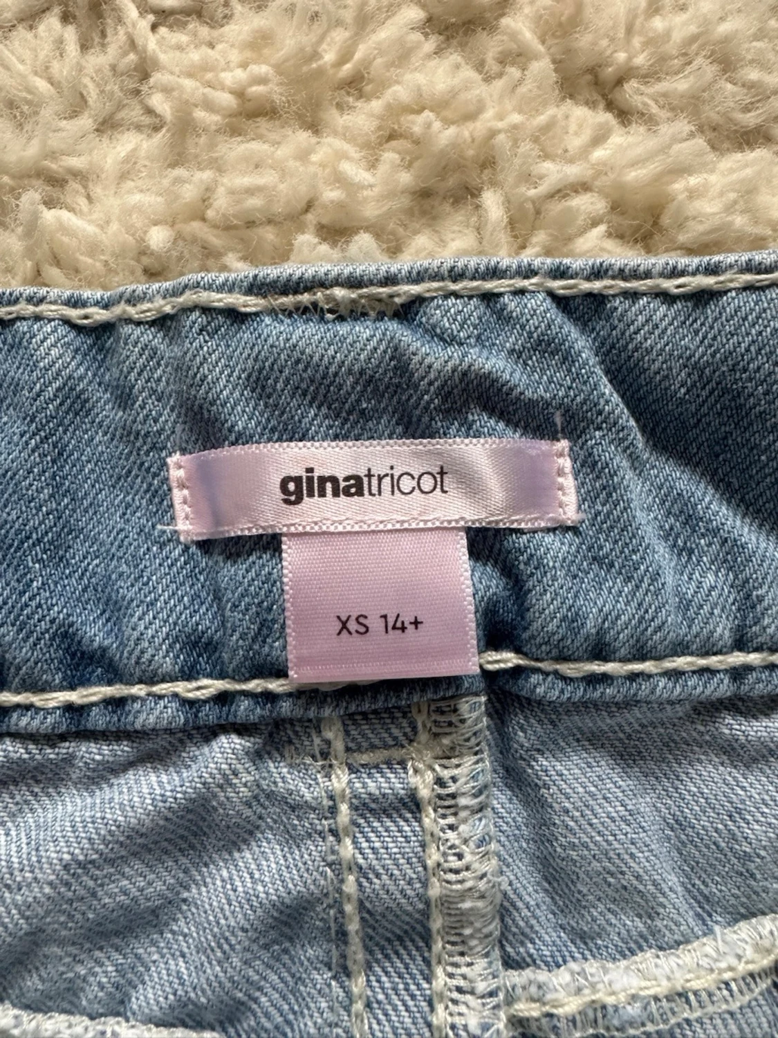 Lågmidjad populär jeanskjol - 5