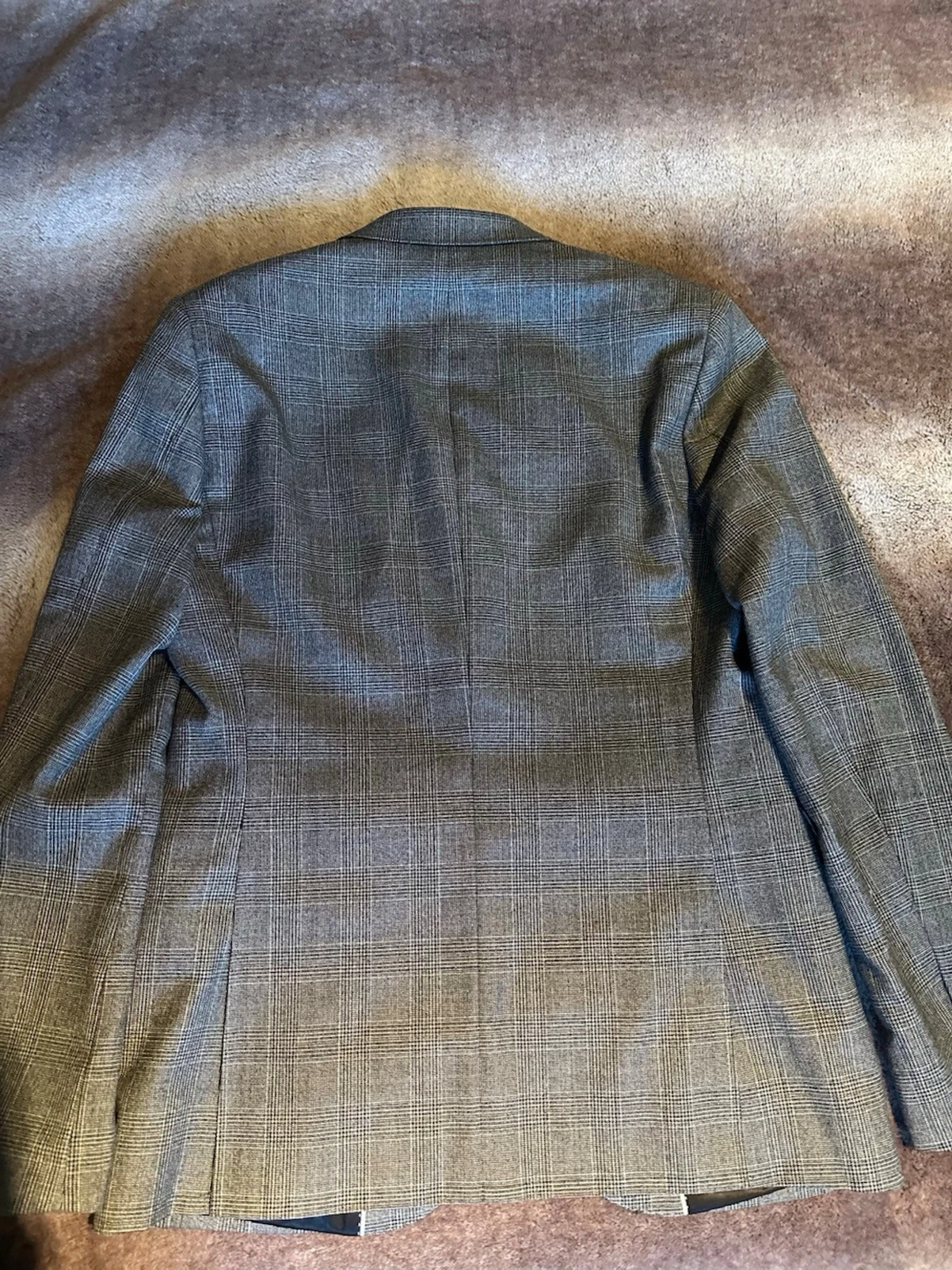 Grå rutig kavaj från Bläck - 1