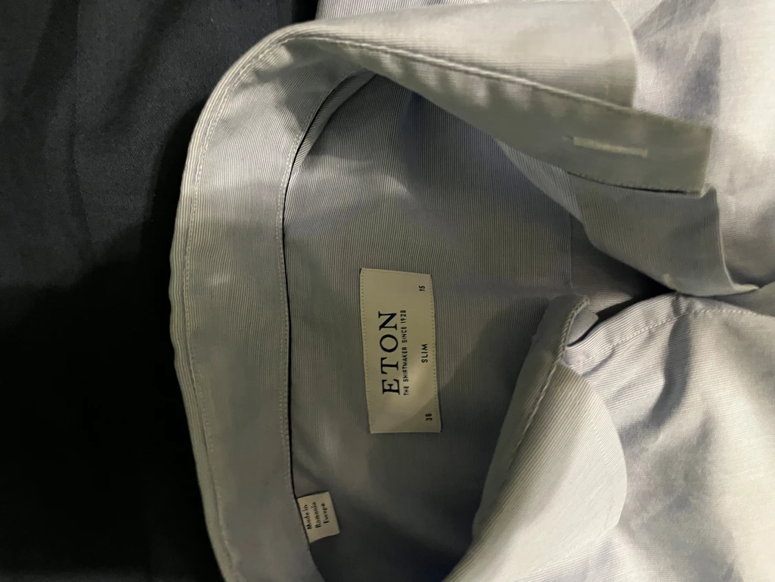 Ljusblå skjorta från Eton, slim fit - 1