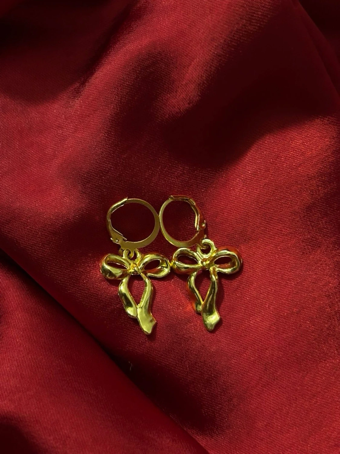 Rosett örhängen guld