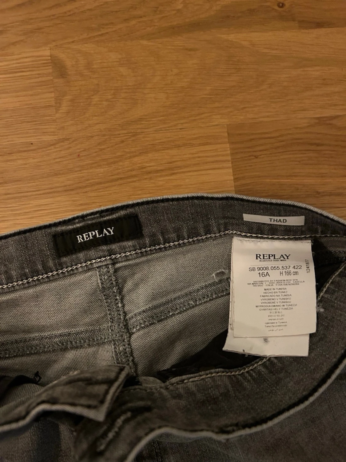 Replay grå jeans straight fit - 3