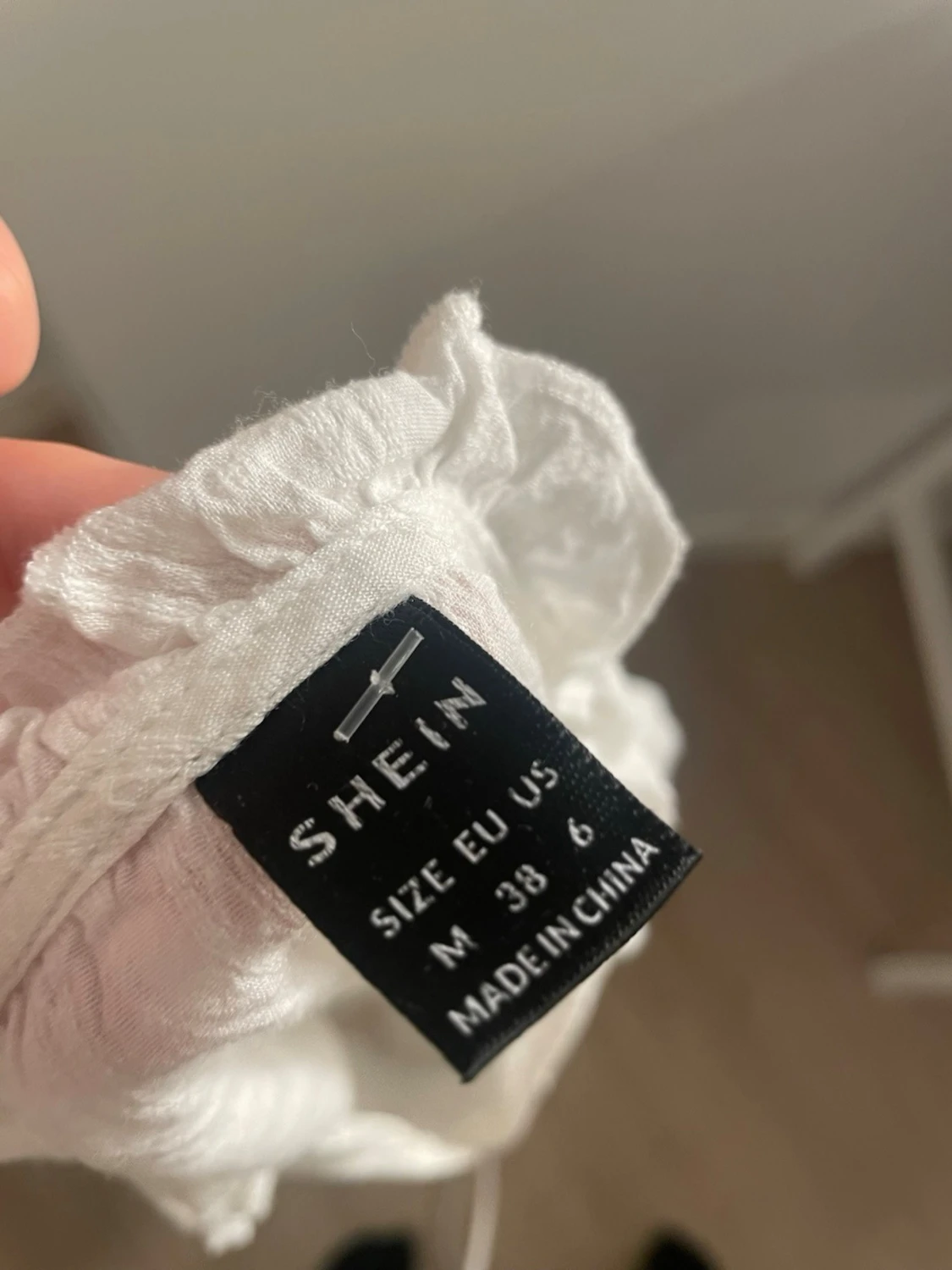 Vit blus med spets från SHEIN - 1