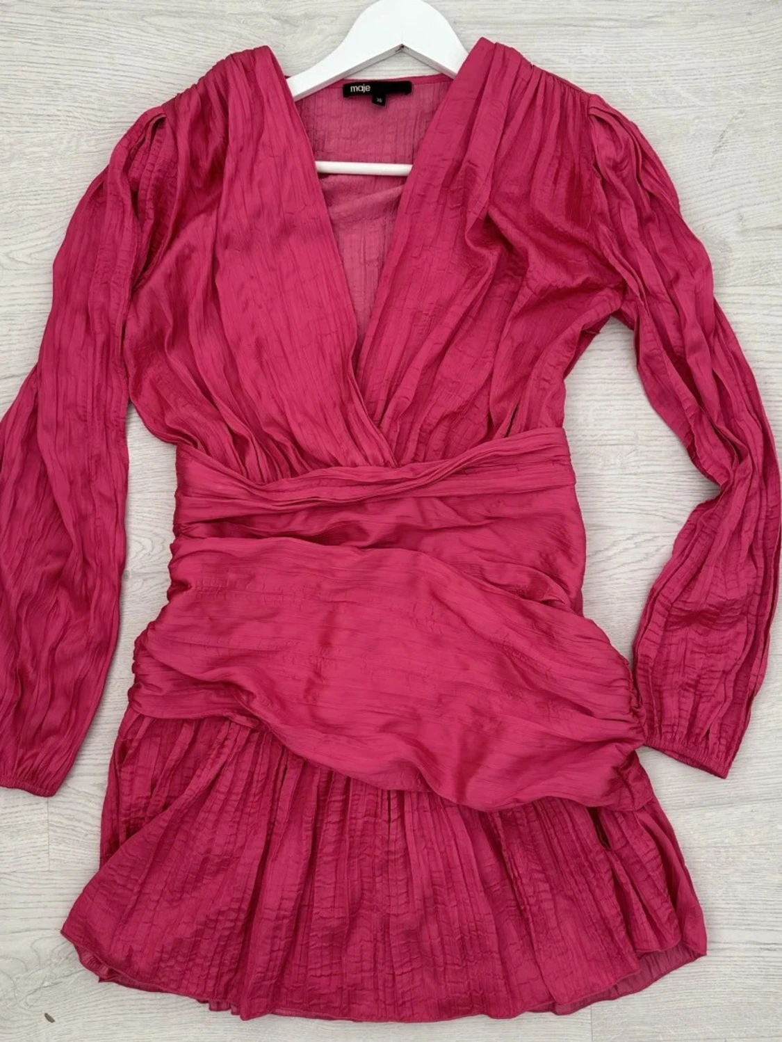 Rosa volangklänning från Maje - 1