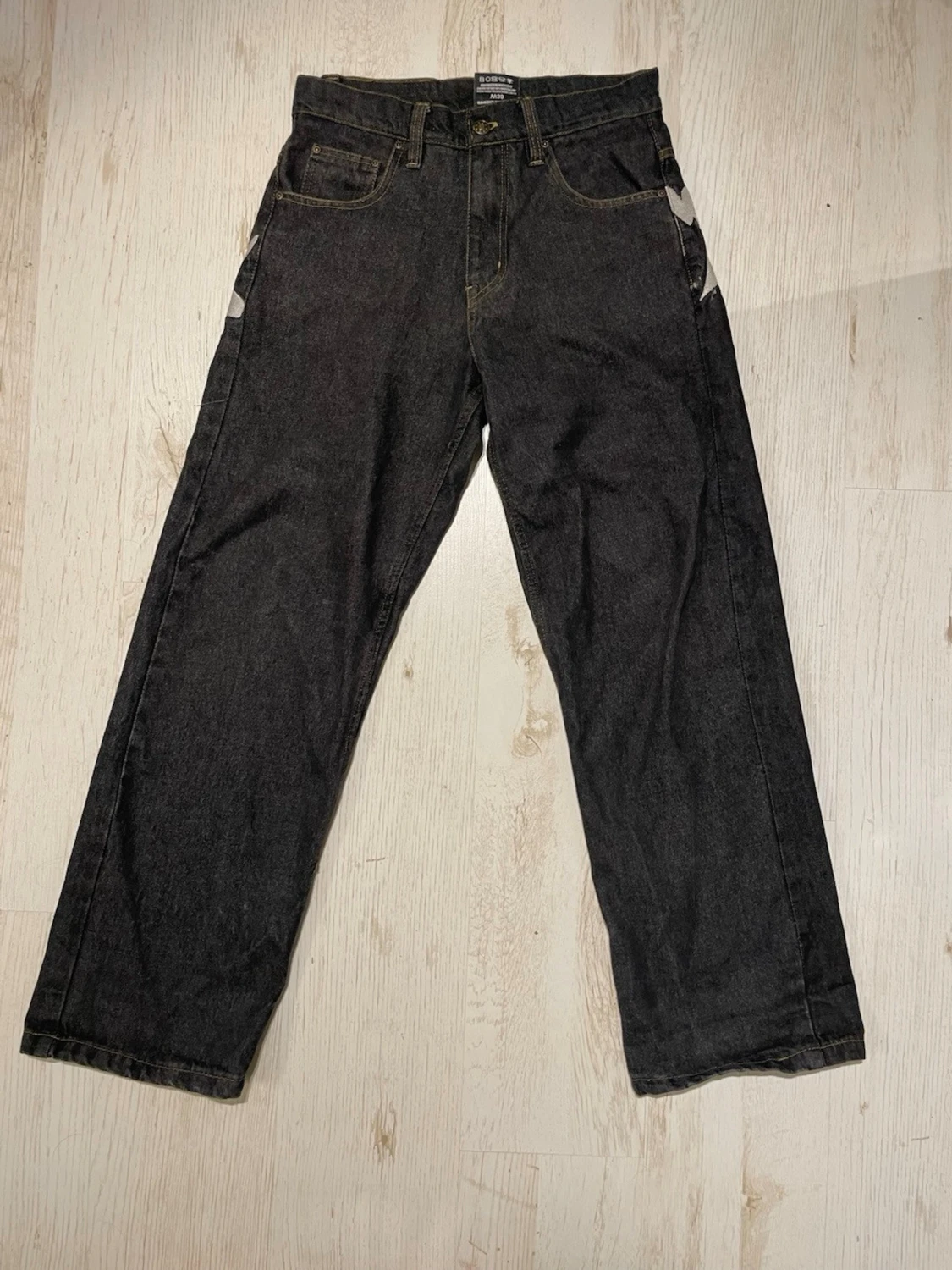 Baggy jeans med graffiti-tryck Bsat - 3