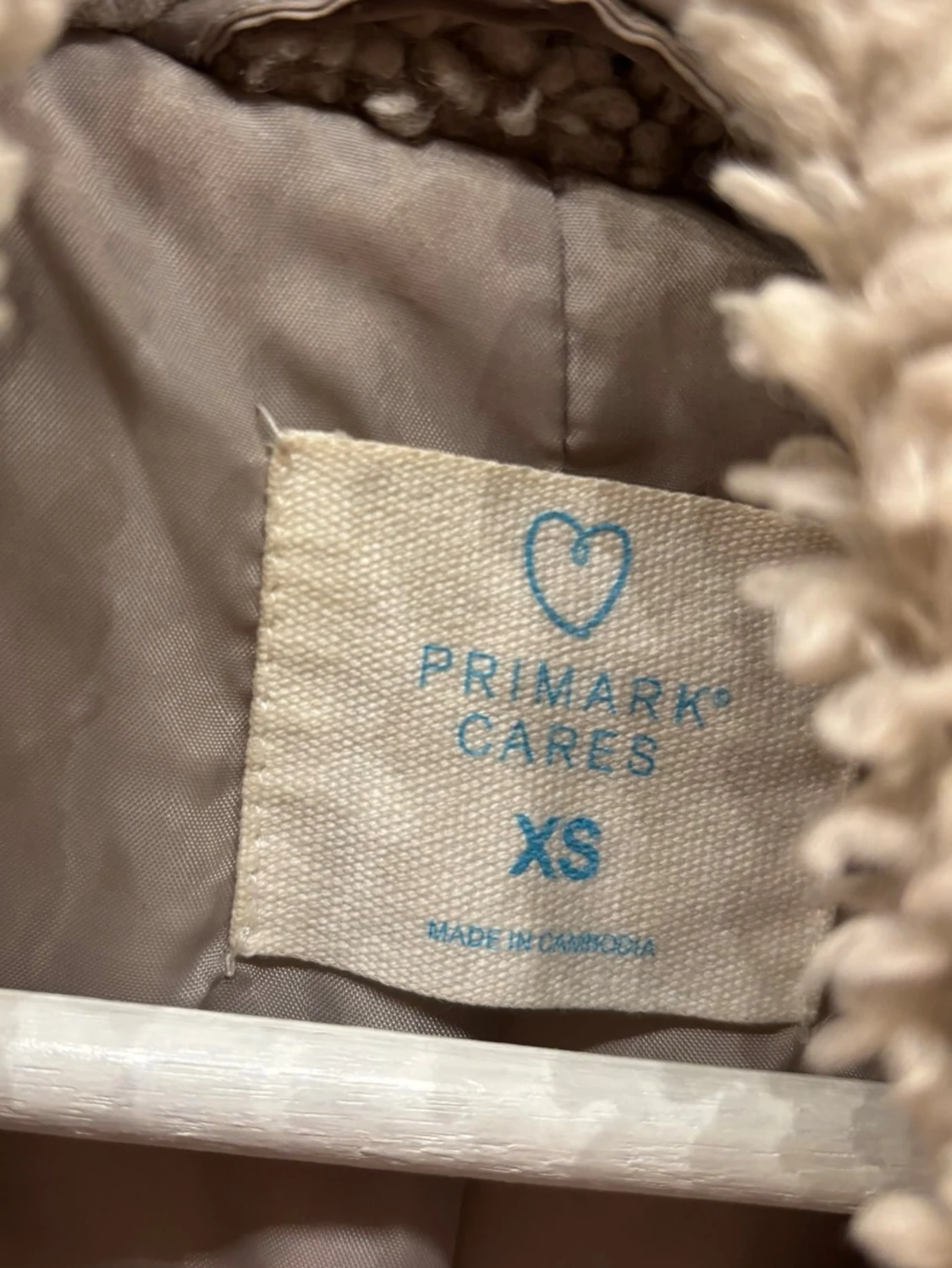 Beige teddyjacka - 3