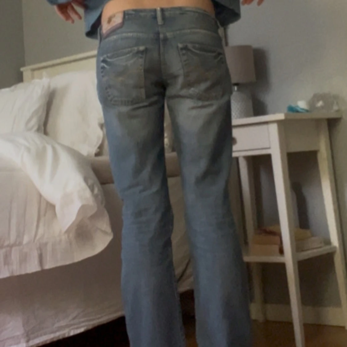 Lågmidjade bootcut jeans från replay - 3