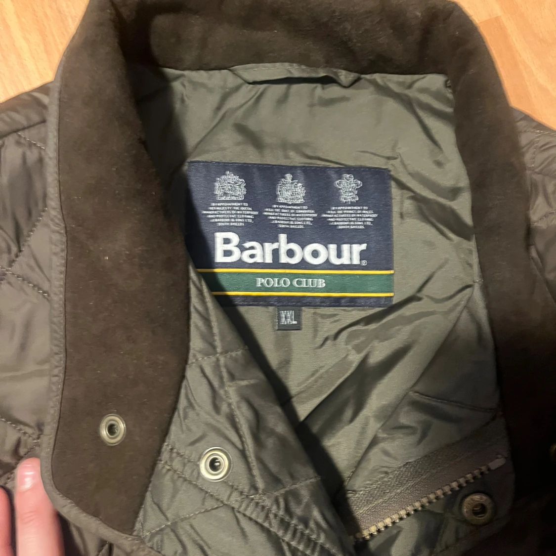 Quiltad Barbour jacka Polo Club XXL - 1