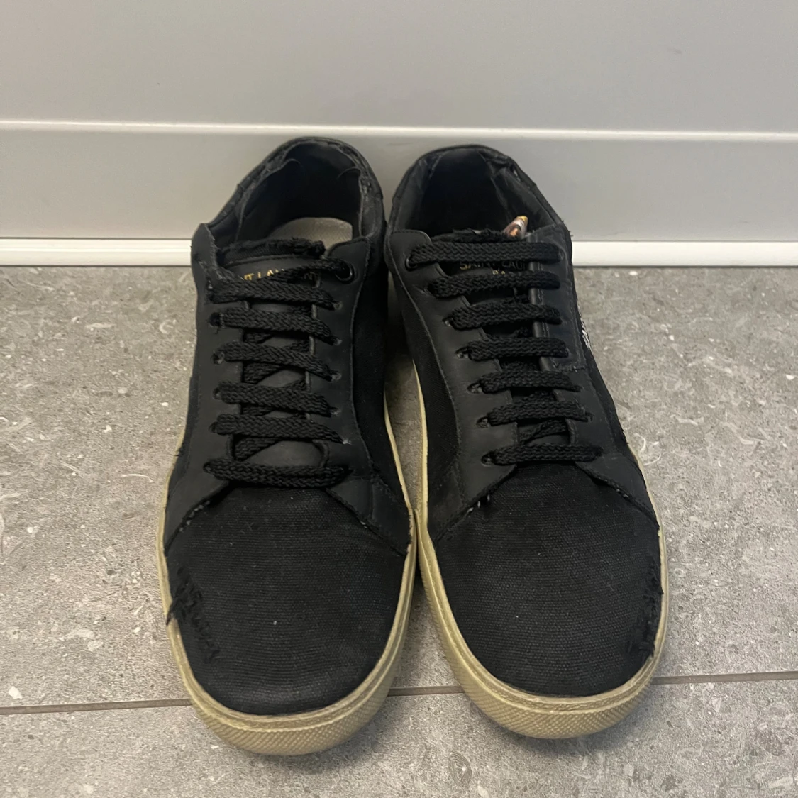 Svarta Saint Laurent sneakers - 2